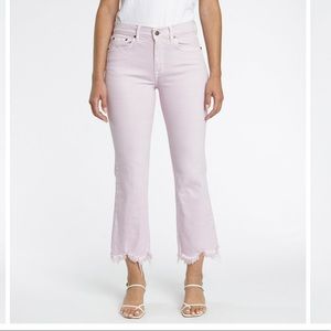 NWT Pistola Raw Hem Kick Flare Melrose Jeans